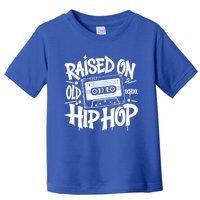 Raised On Old School Graffiti Rap Hip Hop Toddler T-Shirt