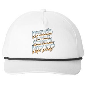 Raised On Old School Hip Hop Great Gift Cassette Graffiti Rap Funny Gift Snapback Five-Panel Rope Hat