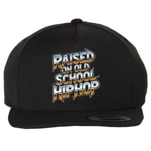 Raised On Old School Hip Hop Great Gift Cassette Graffiti Rap Funny Gift Wool Snapback Cap