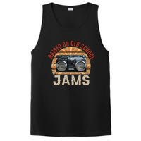 Raised On Old School Jams Hip Hop R&B Pop Rock 80s 90s Retro PosiCharge Competitor Tank