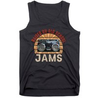 Raised On Old School Jams Hip Hop R&B Pop Rock 80s 90s Retro Tank Top