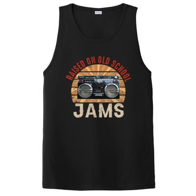 Raised On Old School Jams Hip Hop PosiCharge Competitor Tank