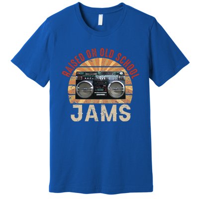 Raised On Old School Jams Hip Hop Premium T-Shirt