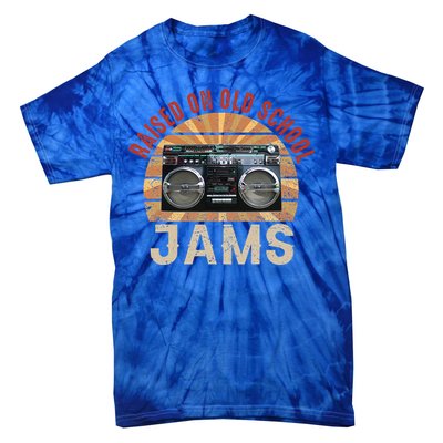 Raised On Old School Jams Hip Hop Tie-Dye T-Shirt