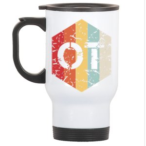 Retro Ot Occupational Therapy Gift Therapist Month Gift Stainless Steel Travel Mug