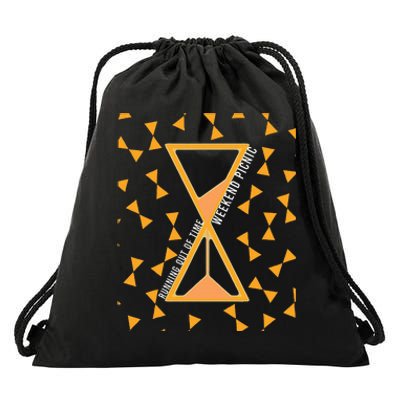 Running Out Of Time Drawstring Bag