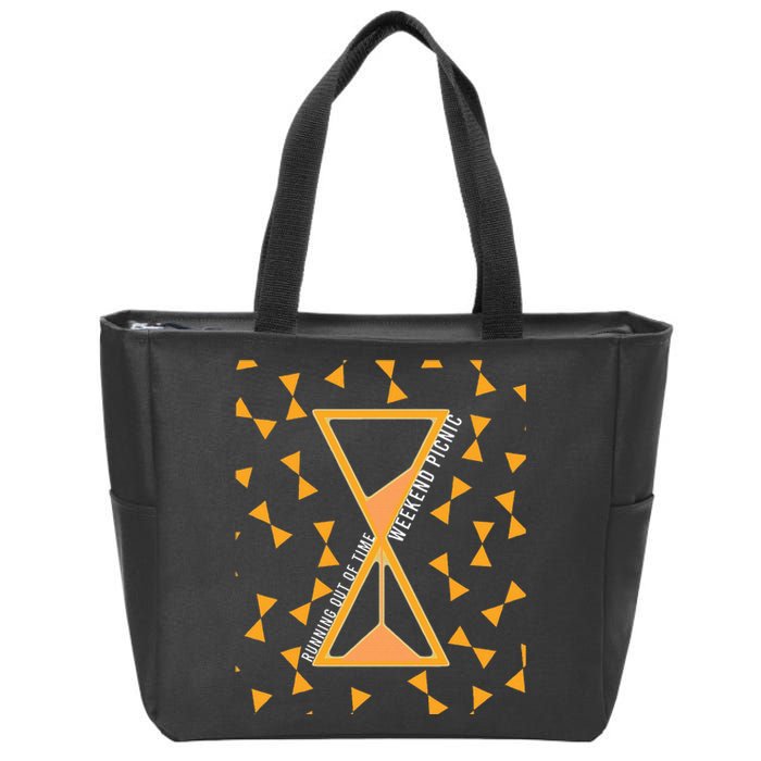 Running Out Of Time Zip Tote Bag