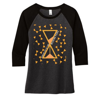 Running Out Of Time Women's Tri-Blend 3/4-Sleeve Raglan Shirt