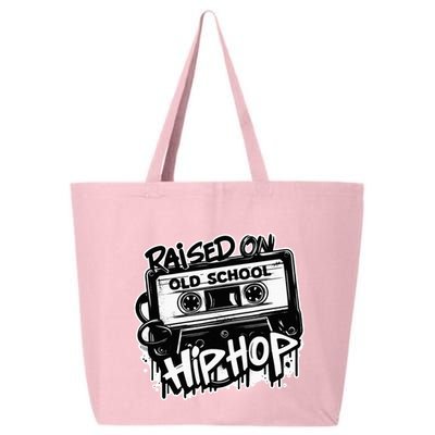 Raised On Old School Hip Hop Anniversary Cassette Graffiti 25L Jumbo Tote