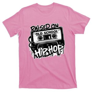 Raised On Old School Hip Hop Anniversary Cassette Graffiti T-Shirt