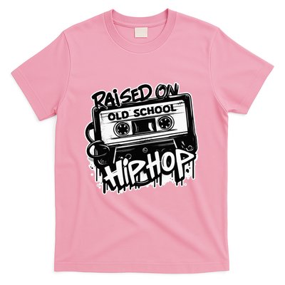 Raised On Old School Hip Hop Anniversary Cassette Graffiti T-Shirt