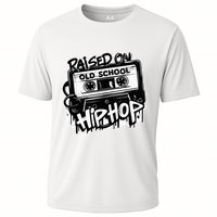Raised On Old School Hip Hop Anniversary Cassette Graffiti Cooling Performance Crew T-Shirt