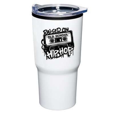 Raised On Old School Hip Hop Anniversary Cassette Graffiti Tumbler