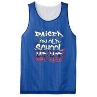 Raised On Old School Hip Hop Cool Gift Cassette Graffiti Rap Gift Mesh Reversible Basketball Jersey Tank