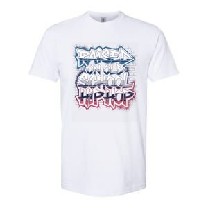 Raised On Old School Hip Hop Cool Gift Cassette Graffiti Rap Gift Softstyle CVC T-Shirt