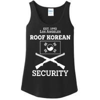 Roof Korean Security Est 1992 Los Angeles Ladies Essential Tank