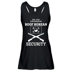 Roof Korean Security Est 1992 Los Angeles Ladies Essential Flowy Tank