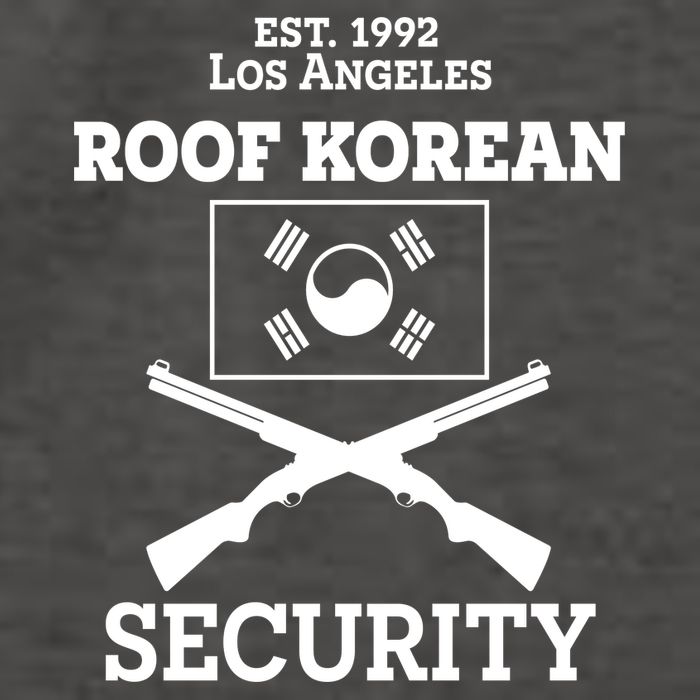 Roof Korean Security Est 1992 Los Angeles Vector Backpack