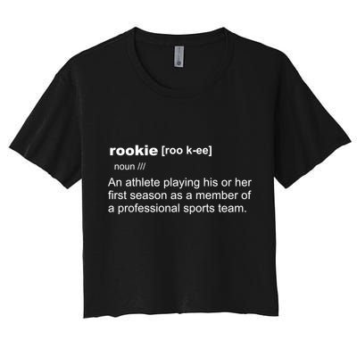 Rookie Definition Basketball All Sports Team Crop Top