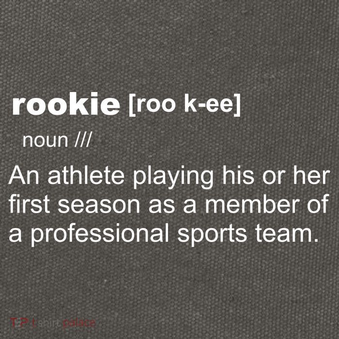 Rookie Definition Basketball All Sports Team Cotton Canvas Backpack