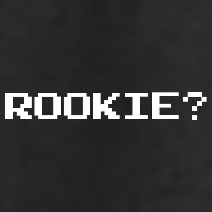 Rookie? Retro Video Game Pixel Basketball Logo Hat