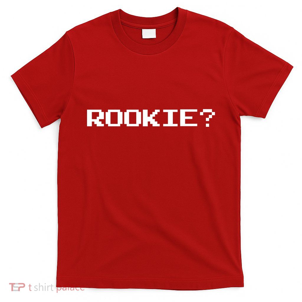 Rookie? Retro Video Game Pixel Basketball Logo T-Shirt