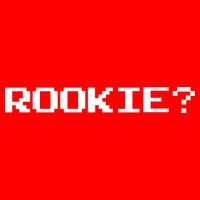 Rookie? Retro Video Game Pixel Basketball Logo V-Neck T-Shirt