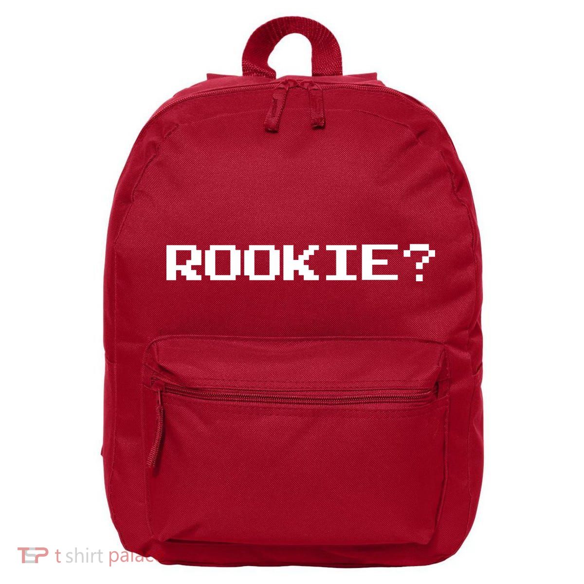 Rookie? Retro Video Game Pixel Basketball Logo 16 in Basic Backpack