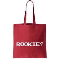 Rookie? Retro Video Game Pixel Basketball Logo Bag