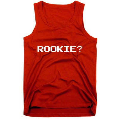 Rookie? Retro Video Game Pixel Basketball Logo Tank Top