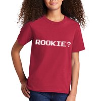 Rookie? Retro Video Game Pixel Basketball Logo Kids T-Shirt