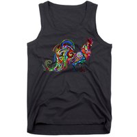 Rooster Trippy Cockerel Cock Tank Top