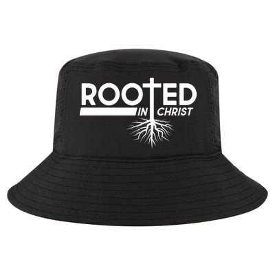 Rooted In Christ Tree Roots Cool Comfort Performance Bucket Hat
