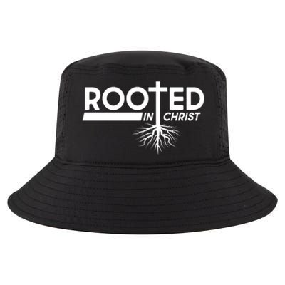 Rooted In Christ Tree Roots Cool Comfort Performance Bucket Hat