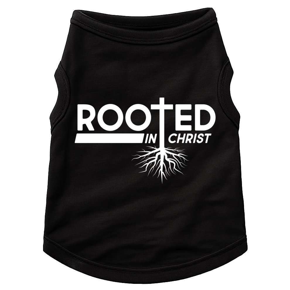 Rooted In Christ Tree Roots Doggie Tank