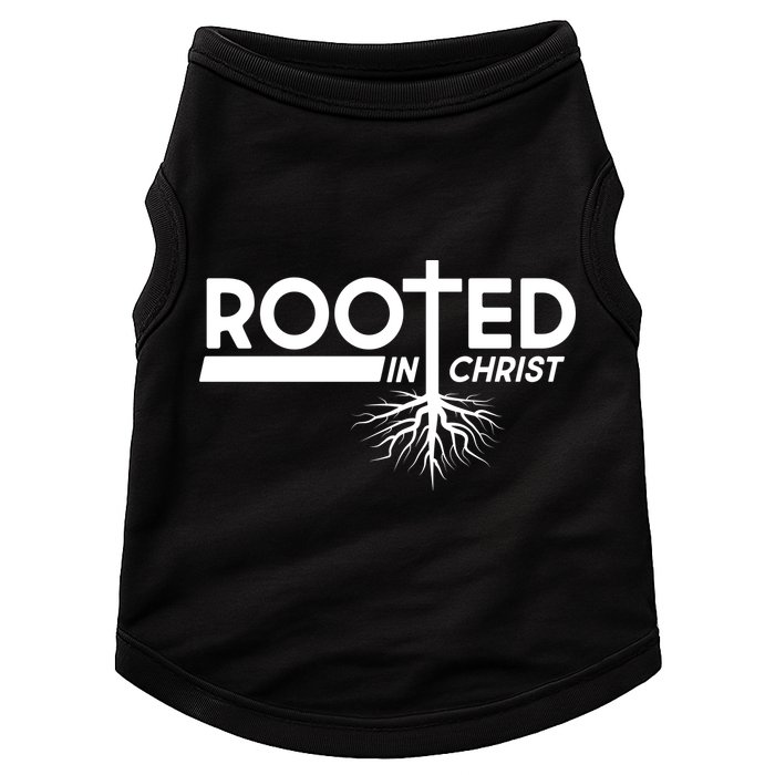 Rooted In Christ Tree Roots Doggie Tank