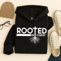 Rooted In Christ Tree Roots Hoodie