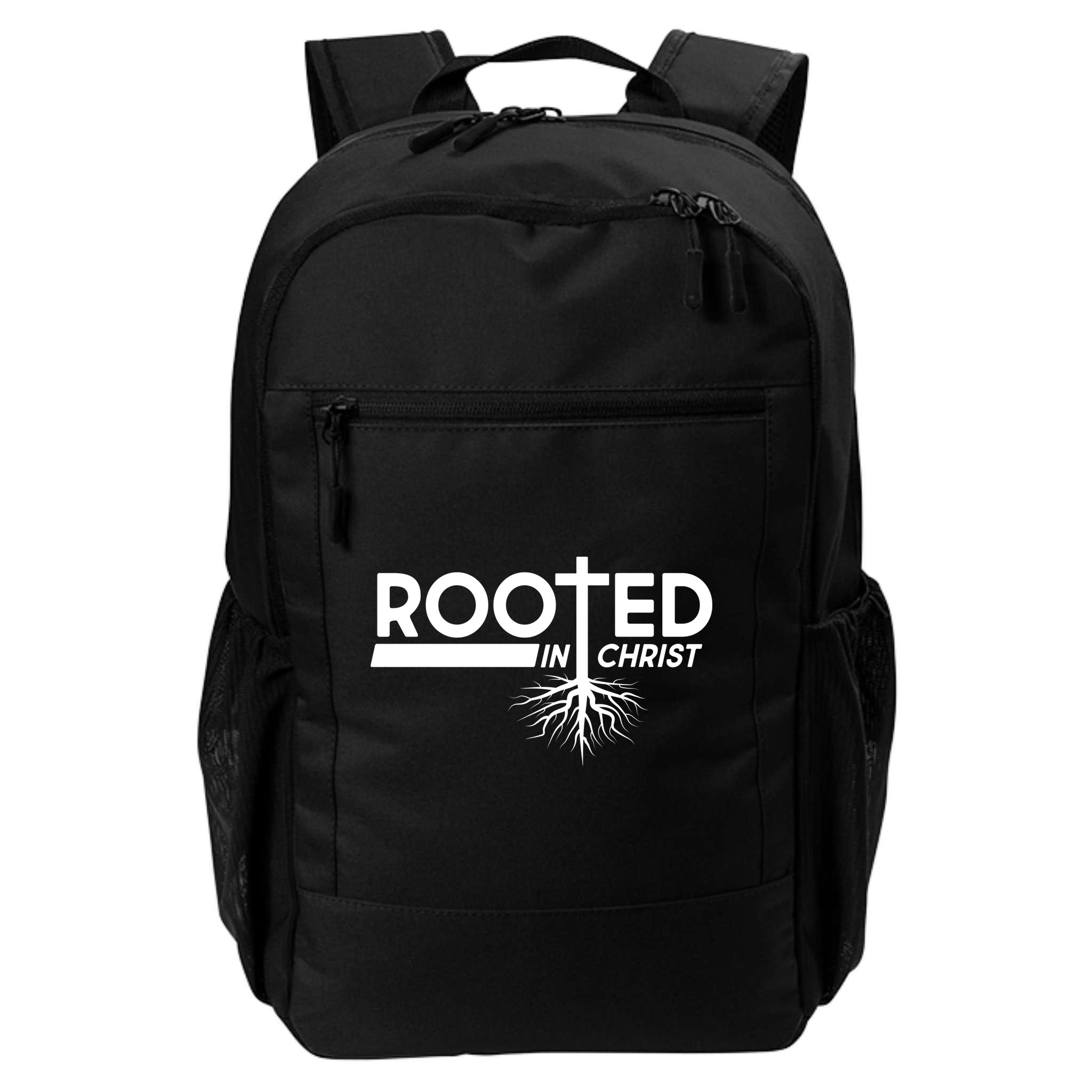Rooted In Christ Tree Roots Backpack