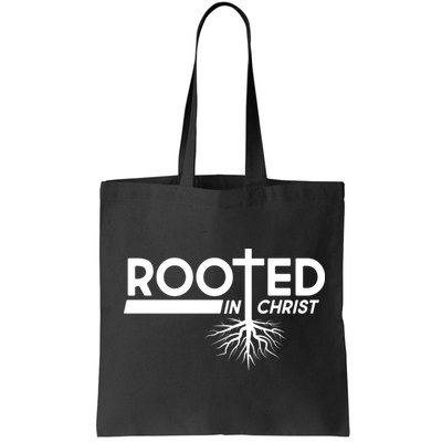 Rooted In Christ Tree Roots Bag