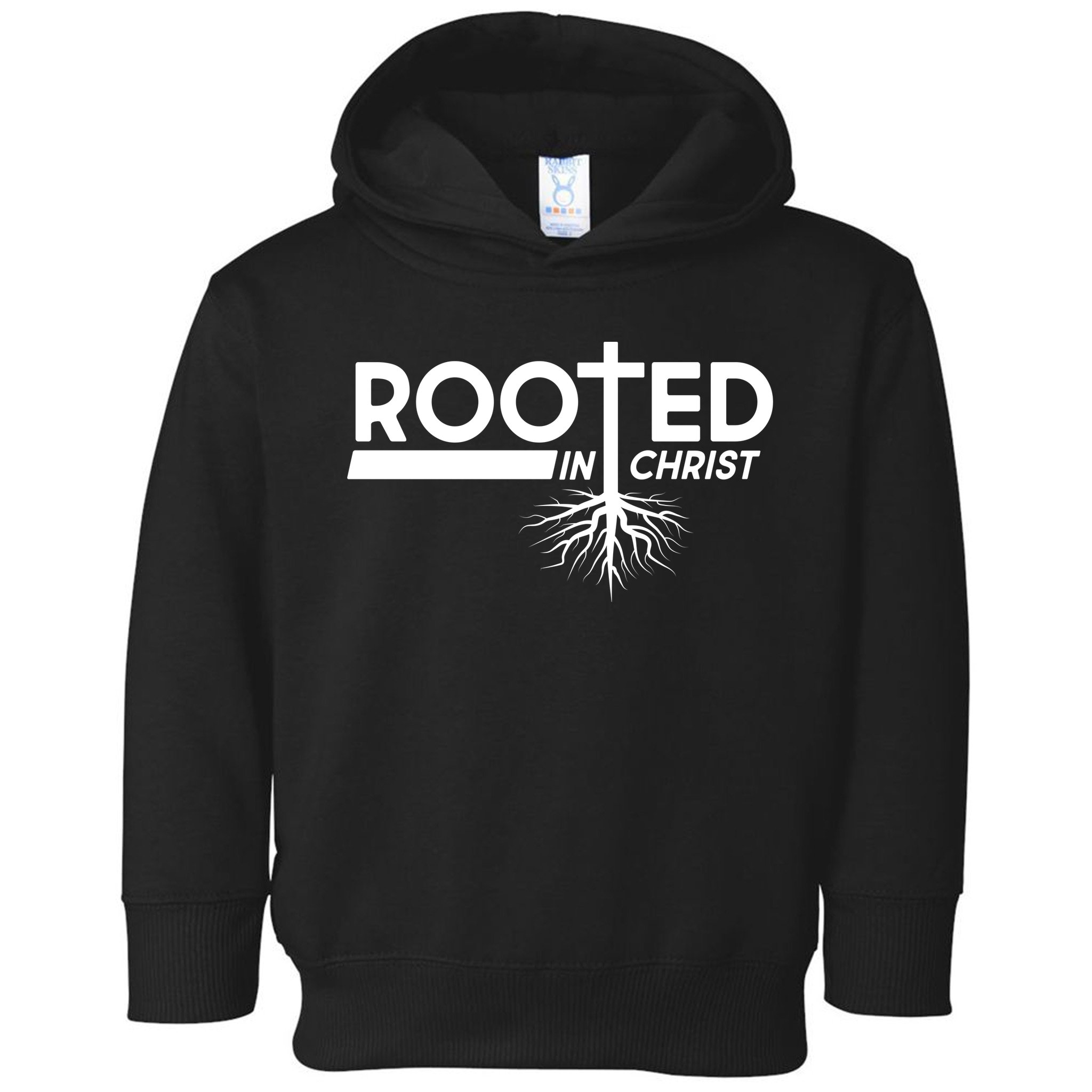 Rooted In Christ Tree Roots Toddler Hoodie