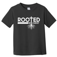 Rooted In Christ Tree Roots Toddler T-Shirt