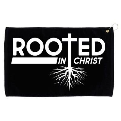 Rooted In Christ Tree Roots Grommeted Golf Towel