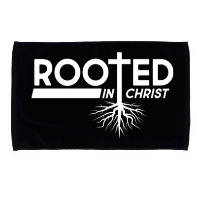 Rooted In Christ Tree Roots Microfiber Hand Towel