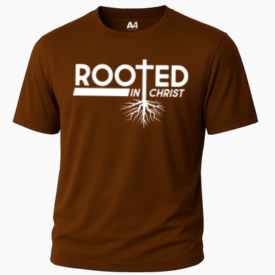 Rooted In Christ Tree Roots Performance Shirt