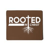 Rooted In Christ Tree Roots Mousepad