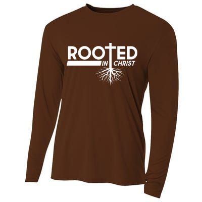 Rooted In Christ Tree Roots Cooling Performance Long Sleeve Crew