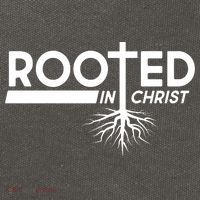 Rooted In Christ Tree Roots Cotton Canvas Backpack