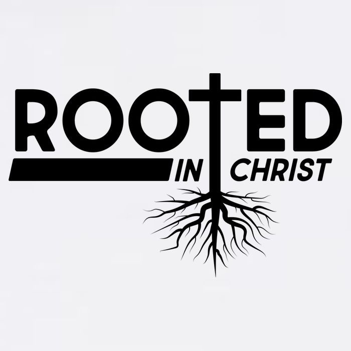 Rooted In Christ Tree Roots Garment-Dyed Sweatshirt
