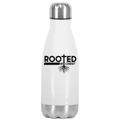 Rooted In Christ Tree Roots Stainless Steel Insulated Water Bottle