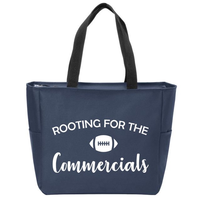 Rooting For The Commercials Zip Tote Bag